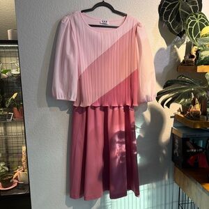 Vintage Cue Blush Pink Dress